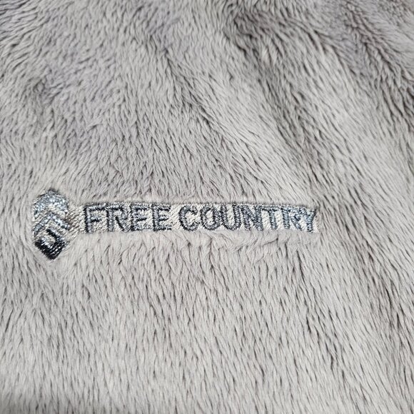 Free Country Womens Jacket Faux Fur XXL Full Zip Long Sleeve Pockets - Picture 8 of 16